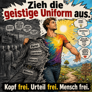 Sie ohne Partei, denke selbst